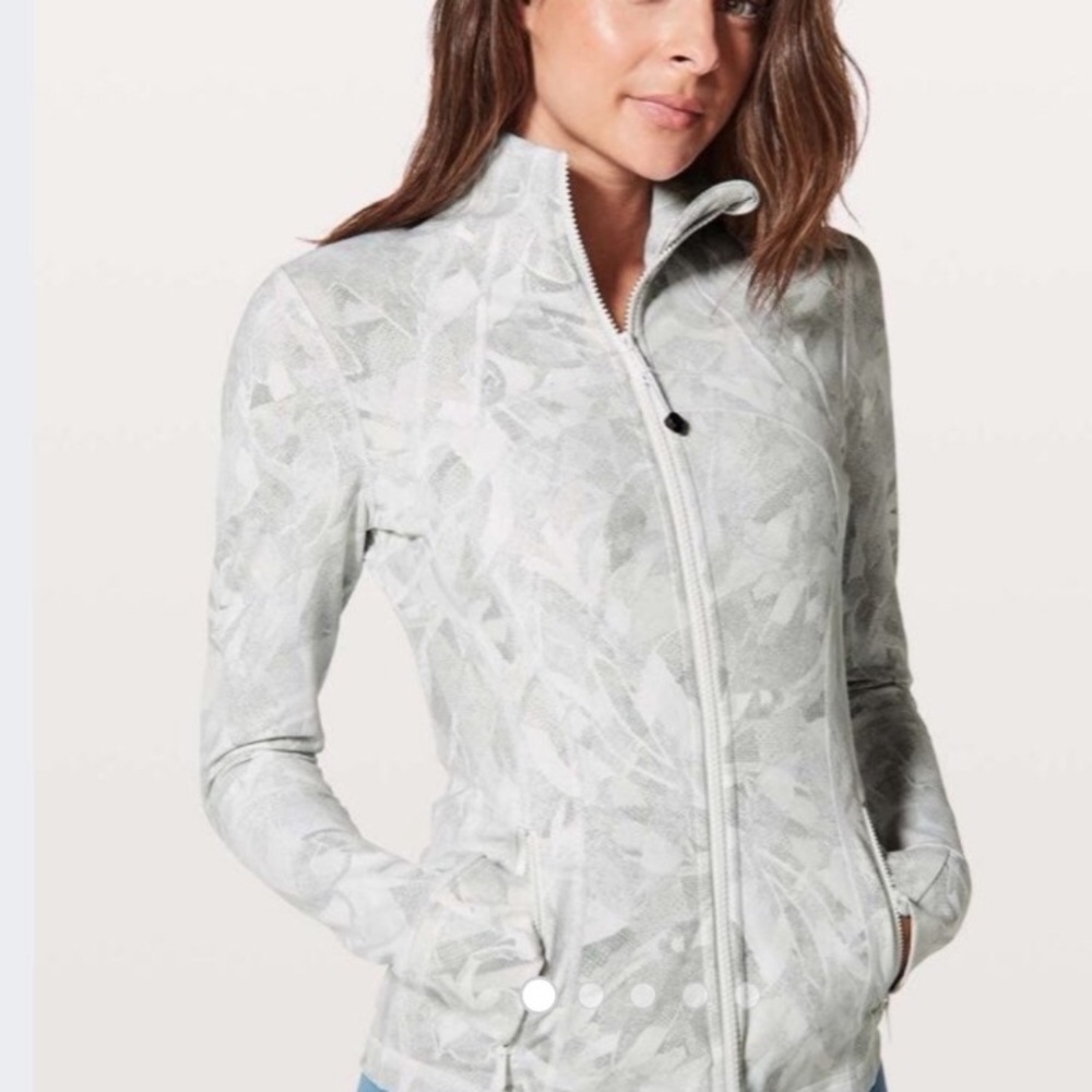 Lululemon |  Define Jacket white gray floral